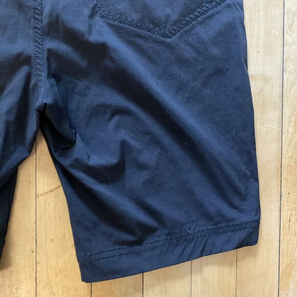 Eddie Bauer Shorts Womens Size 2 First Ascent Black Flat Front Trail Hiking - Picture 12 of 12